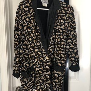 Unique Floral Vintage Blazer